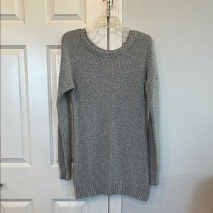 Mossimo Gray Metallic Women's Sweater Dress